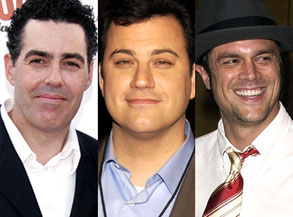 Adam Carolla, Jimmy Kimmel, Johnny Knoxville Adam Carolla, Jimmy Kimmel, Johnny Knoxville